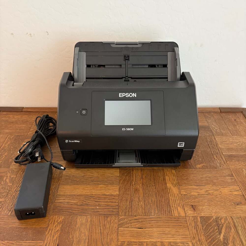 Epson WorkForce ES-580W Wireless Desktop Document Scanner with Touchscreen NWOB